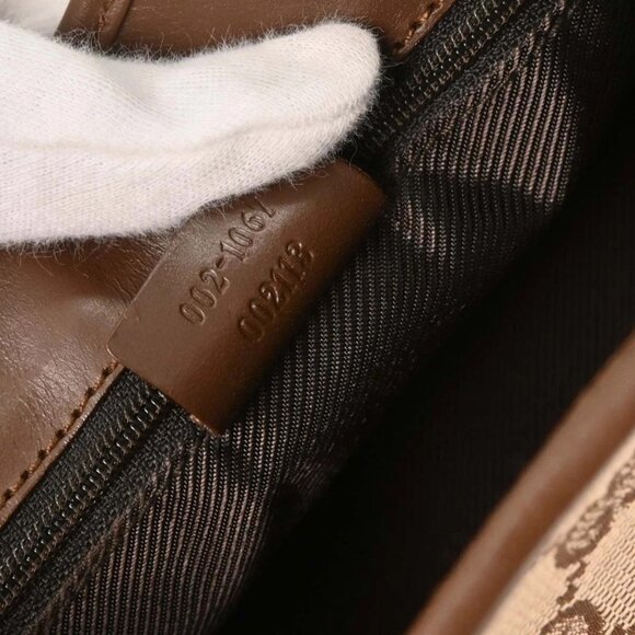 Gucci Beige GG Jackie Handbag 002-1067 002113 145573 - Picture 9 of 10